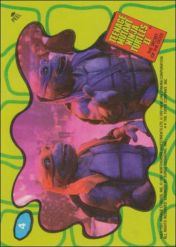 Teenage Mutant Ninja Turtles Movie II (Stickers Subset) card 4