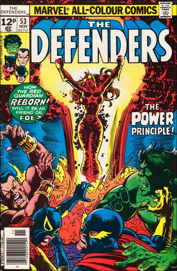 Defenders (1972) issue 53-B UK Price Cover