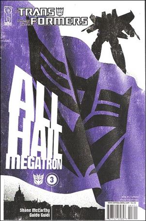 Transformers: All Hail Megatron issue 3-B Trevor Hutchison Cover