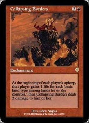 Magic the Gathering: Invasion (Base Set) card 141 Collasping Borders