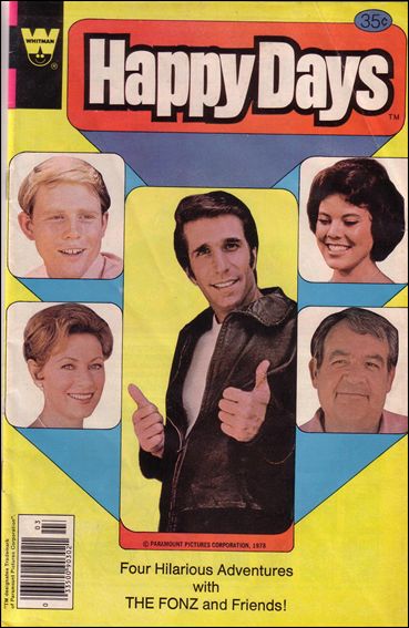 Happy Days issue 1-B Whitman Cover