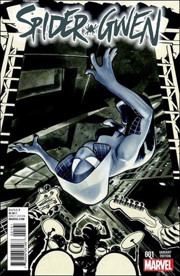 Spider-Gwen (2015/04) issue 1-XG Adam Hughes Conquest Comics B&W Cover