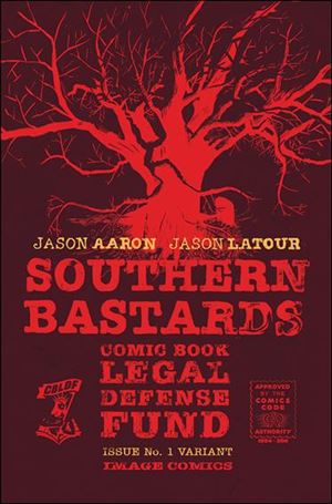 Southern Bastards issue 1-C Comic Book Legald Defense Fund Cover