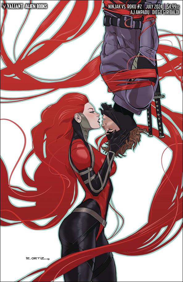 Ninjak Versus Roku issue 2-D Richard Ortiz Minimal Trade Cover