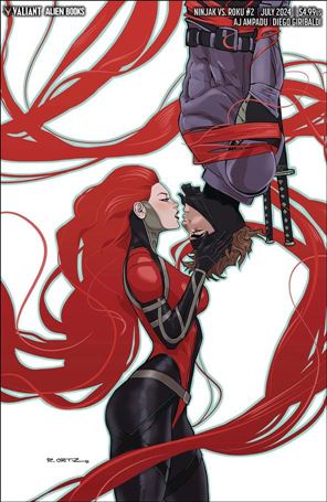 Ninjak Versus Roku issue 2-D Richard Ortiz Minimal Trade Cover