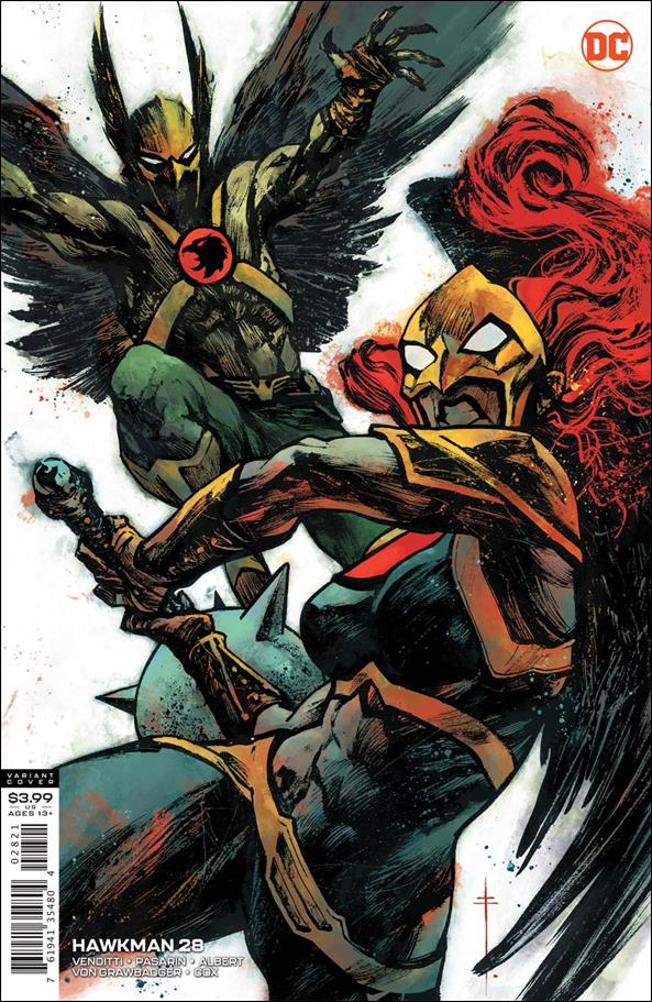 Hawkman (2018) issue 28-B Sebastian Fiumara Cover