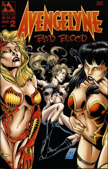Avengelyne: Bad Blood issue 2-C Matt Haley Cover