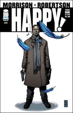 Happy! issue 1-D Darick Robertson Cover - White Logo (2nd Printing)