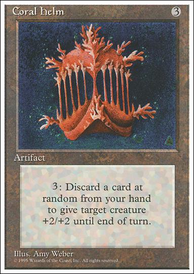Magic the Gathering: 4th Edition (Base Set) card 310 Coral Helm