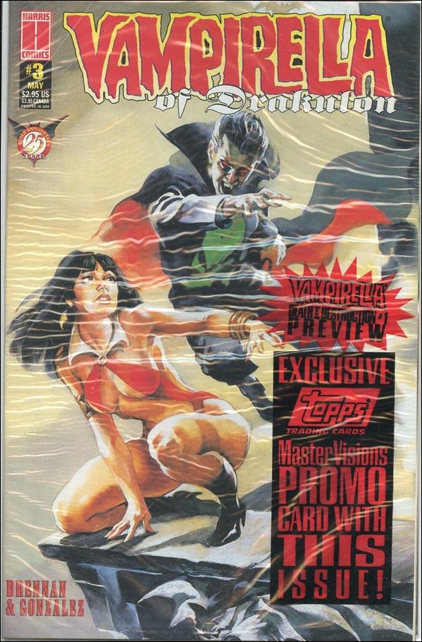 Vampirella of Drakulon issue 3 Polybagged with MasterVisions Card