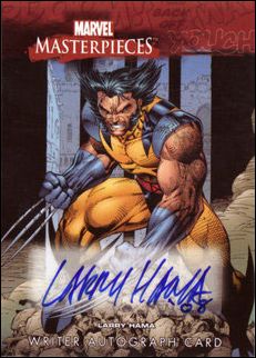 2008 Marvel Masterpieces: Series 3 (Writer Autograph Subset) card LH Larry Hama