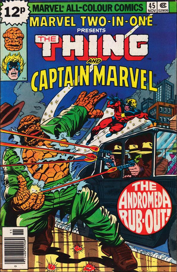 Marvel Two-in-One (1974) issue 45-B UK Price Cover
