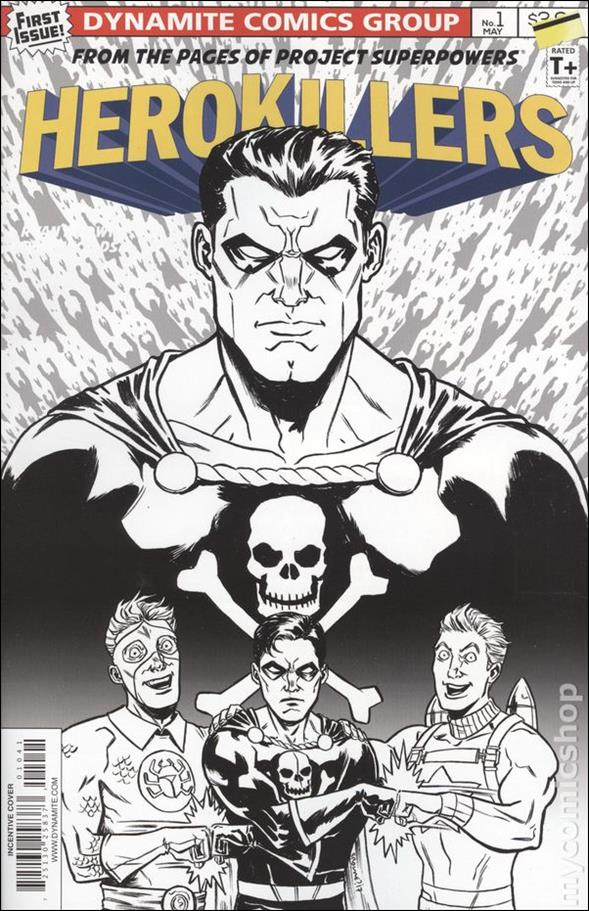 Project Superpowers: Hero Killers issue 1-D Ryan Browne 1:10 B&W Cover