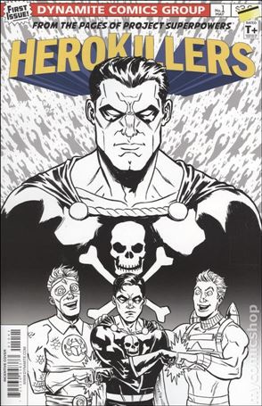 Project Superpowers: Hero Killers issue 1-D Ryan Browne 1:10 B&W Cover