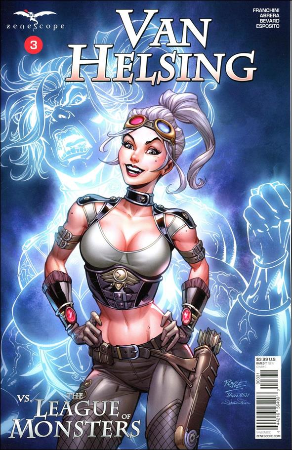 Van Helsing vs the League of Monsters issue 3-C John Royle Cover