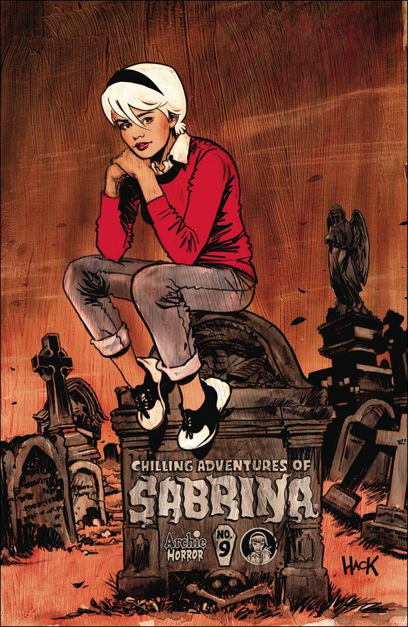 Chilling Adventures of Sabrina issue 9-B Sitting on Tombstone Cover