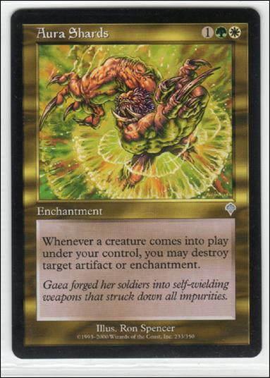 Magic the Gathering: Invasion (Base Set) card 233 Aura Shards