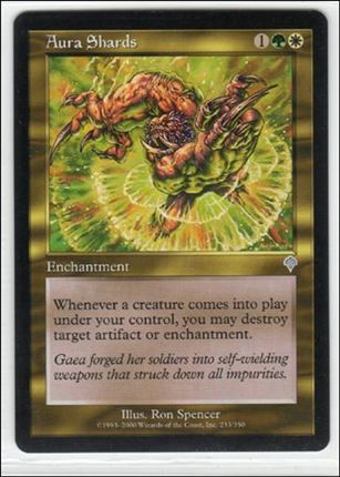 Magic the Gathering: Invasion (Base Set) card 233 Aura Shards