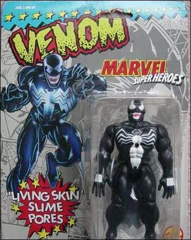 Marvel Super Heroes (Series 2) figure 7 Venom ("Living Skin" Slime Pores)