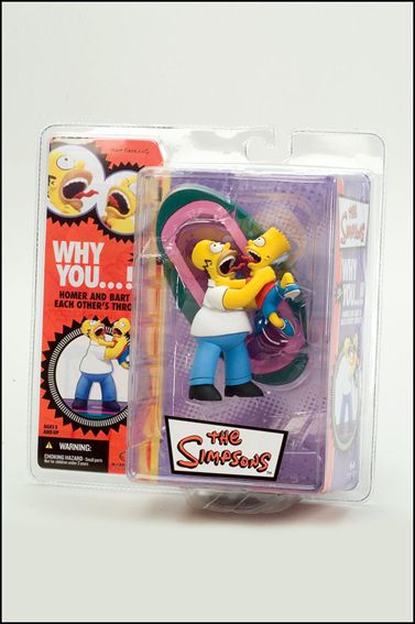 Simpsons (Series 1) figure 1 Homer and Bart (Why You...!)