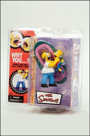 Simpsons (Series 1) figure 1 Homer and Bart (Why You...!)