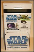 Star Wars: The Clone Wars Trading Card Stickers card 1-B Sealed Gravity Feed Box