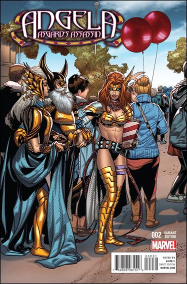 Angela: Asgard's Assassin issue 2-B Salvador Larroca 1:20 Welcome Home Cover