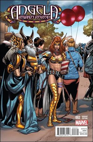Angela: Asgard's Assassin issue 2-B Salvador Larroca 1:20 Welcome Home Cover