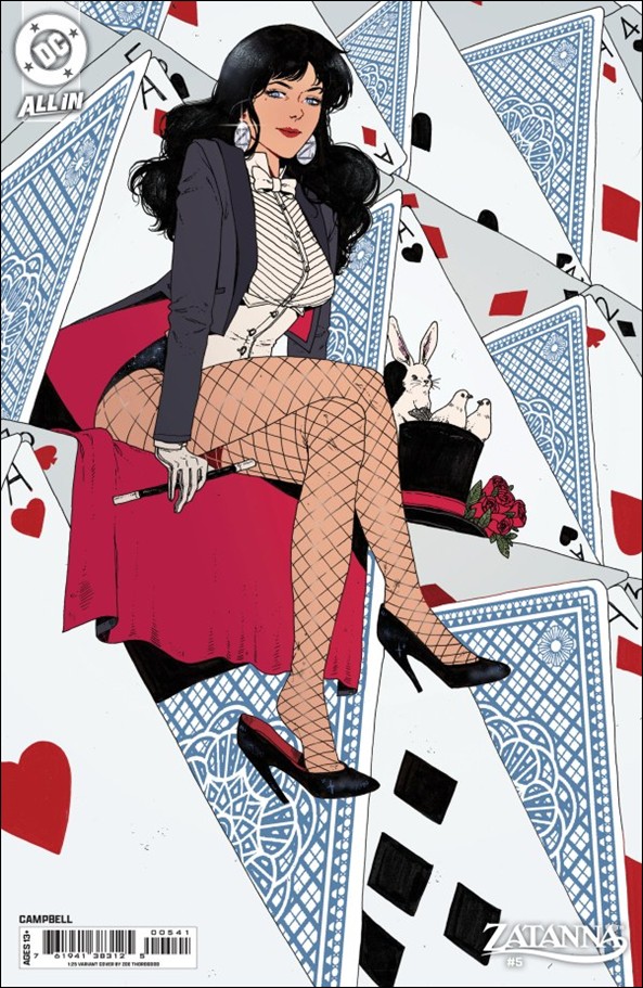 Zatanna (2025) issue 5-E Zoe Thorogood 1:25 Cardstock Cover