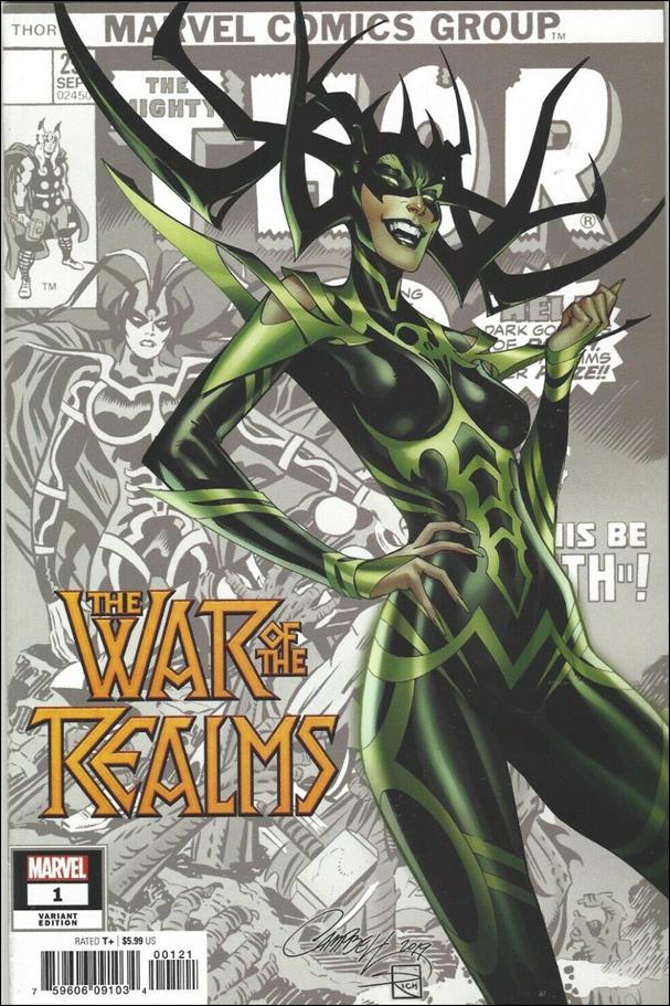 War of the Realms issue 1-F J. Scott Campbell Cover