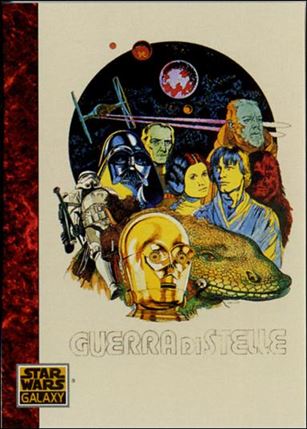Star Wars Galaxy: Series 1 (Base Set) card 58 Italian Poster Art