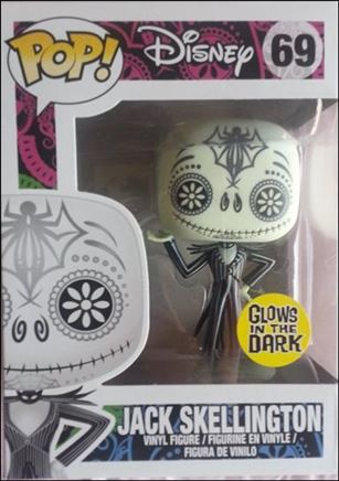 POP! Disney figure 69-B Jack Skellington (Day of the Dead) (GlowInTheDark)