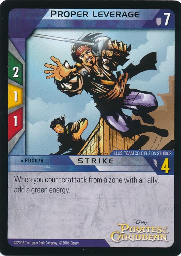 Pirates of the Caribbean - Dead Man's Chest (Base Set) card PDC076 Proper Leverage