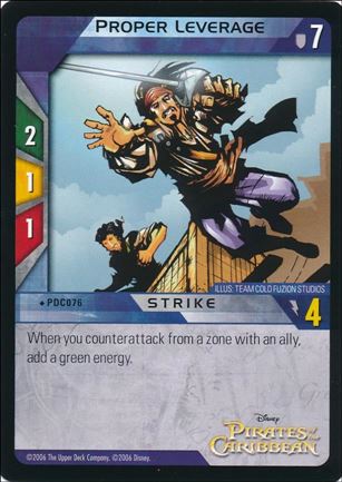 Pirates of the Caribbean - Dead Man's Chest (Base Set) card PDC076 Proper Leverage