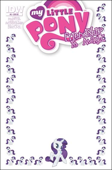 My Little Pony: Friendship is Magic issue 6-G Jetpack Comics & Larry's Comics Blank Cover