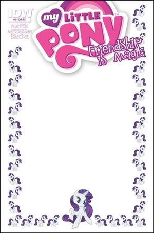 My Little Pony: Friendship is Magic issue 6-G Jetpack Comics & Larry's Comics Blank Cover
