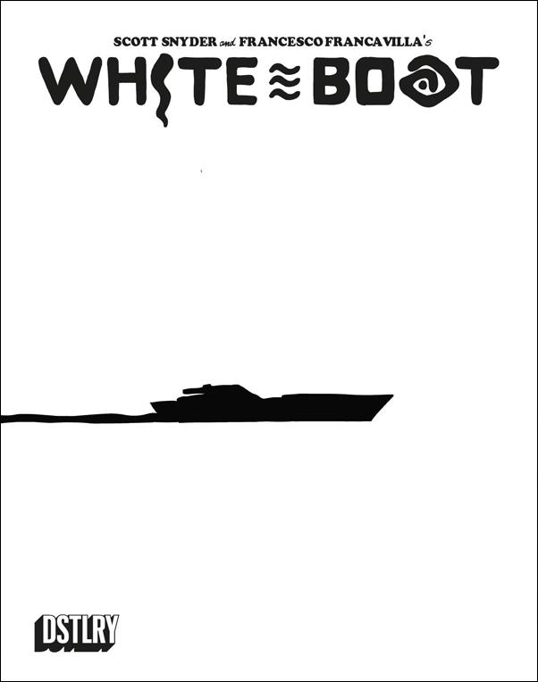 White Boat (2024) issue 1-G Blank Sketch Cardstock Wraparound Cover