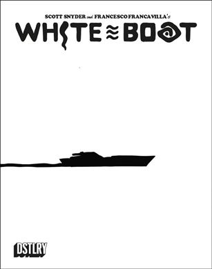 White Boat (2024) issue 1-G Blank Sketch Cardstock Wraparound Cover
