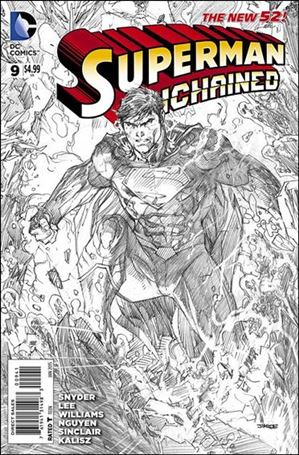 Superman Unchained issue 9-G Jim Lee 1:100 Sketch Cover
