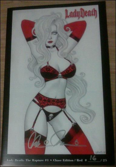 Lady Death: The Rapture issue 1-DG Chase Edition /  Red 1/25