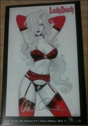 Lady Death: The Rapture issue 1-DG Chase Edition /  Red 1/25