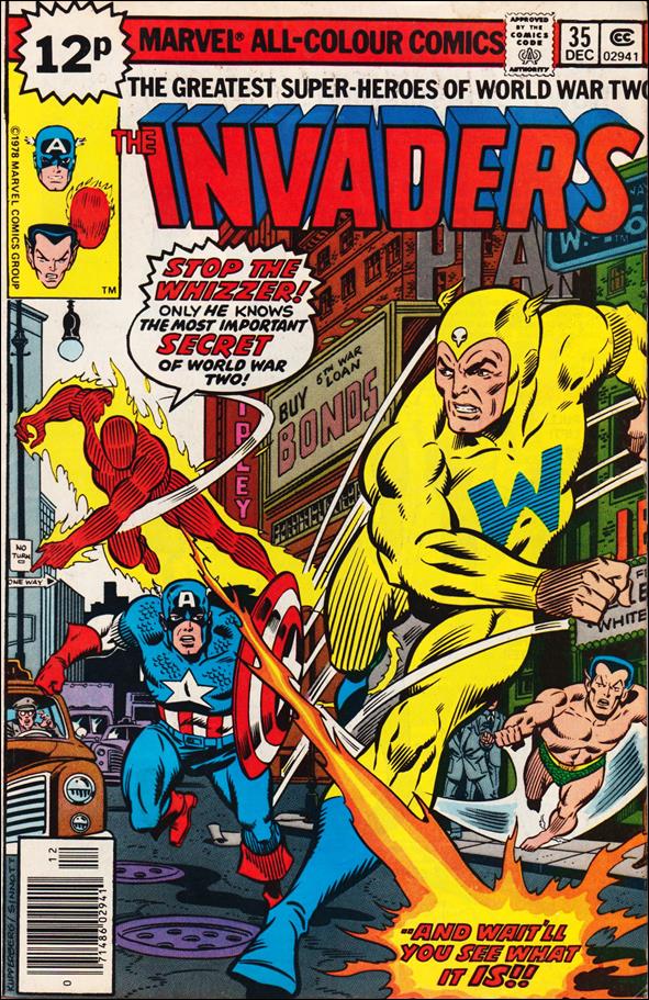 Invaders (1975) issue 35-B UK Price Cover