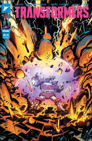 Transformers (2023) issue 15-B Jorge Corona Spoiler Cover