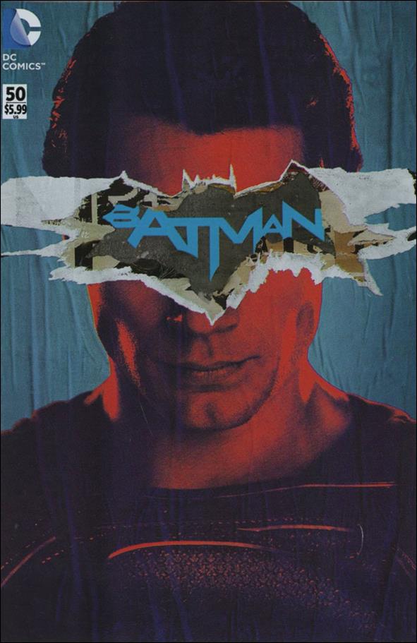 Batman (2011) issue 50-B Polybagged Jim Lee Batman v Superman Cover