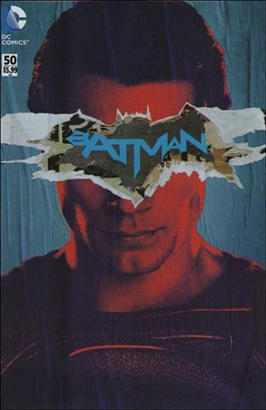 Batman (2011) issue 50-B Polybagged Jim Lee Batman v Superman Cover