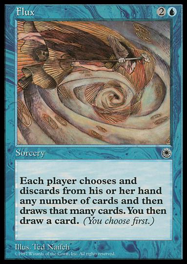 Magic the Gathering: Portal (Base Set) card 55 Flux