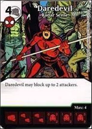 Marvel Dice Masters Amazing Spider-Man card 83 Daredevil: Radar Sense
