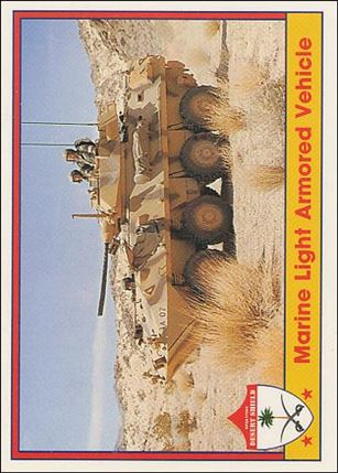 Operation Desert Shield (Base Set) card 34 Marine Light Armored Vehicle