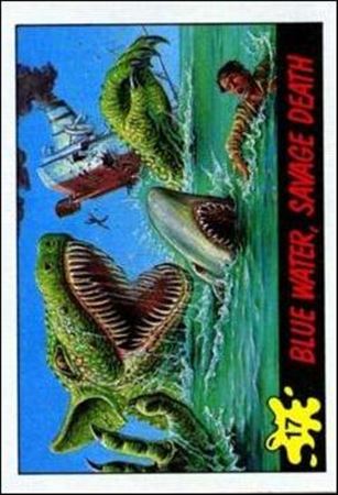 Dinosaurs Attack! (Base Set) card 17 Blue Water, Savage Death
