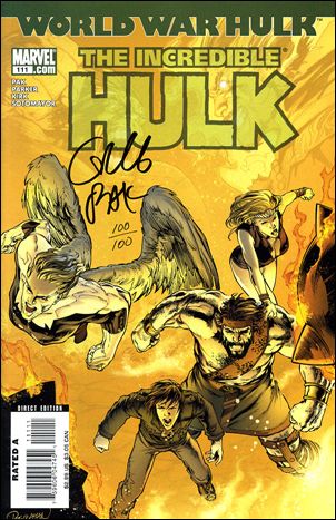 Incredible Hulk (2000)  issue 111-C Dynamic Forces (Signed by Greg Pak) 1/100